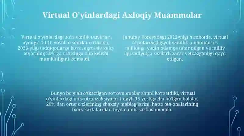 Vertual oʻyinlarni asoratlari 4