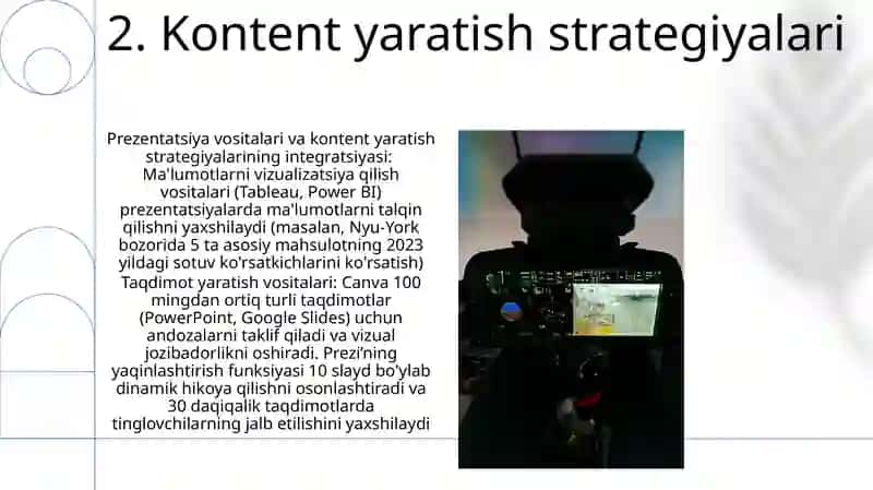 Taqdimotlar ishlab chiqishning instrumental vositalari 4