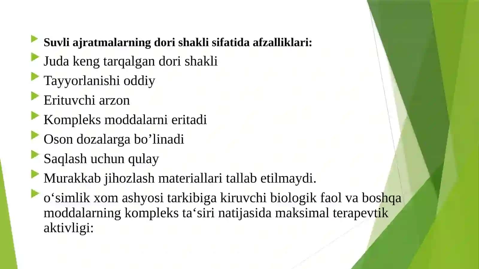 Suyuq dorilar damlama va qaynatmalar texnalogiyasi (INFUSI ET DECOCTI) 4