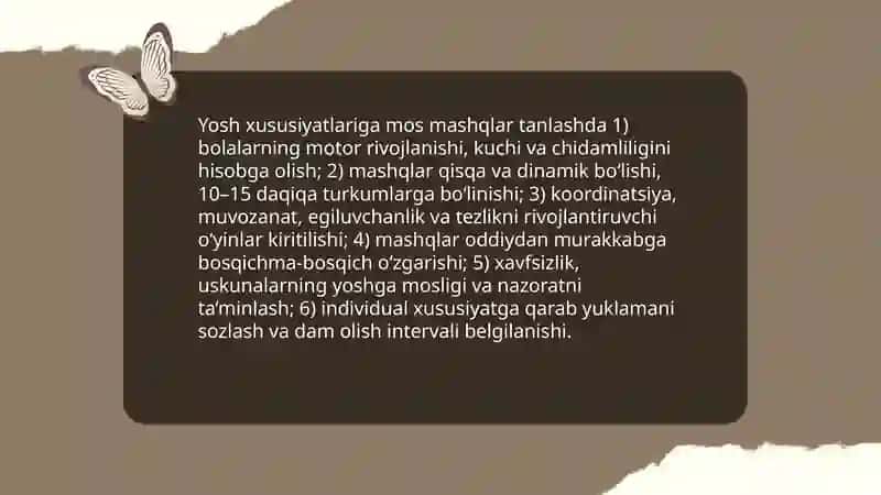 Jismoniy tarbiya mashg'ulotlari 4