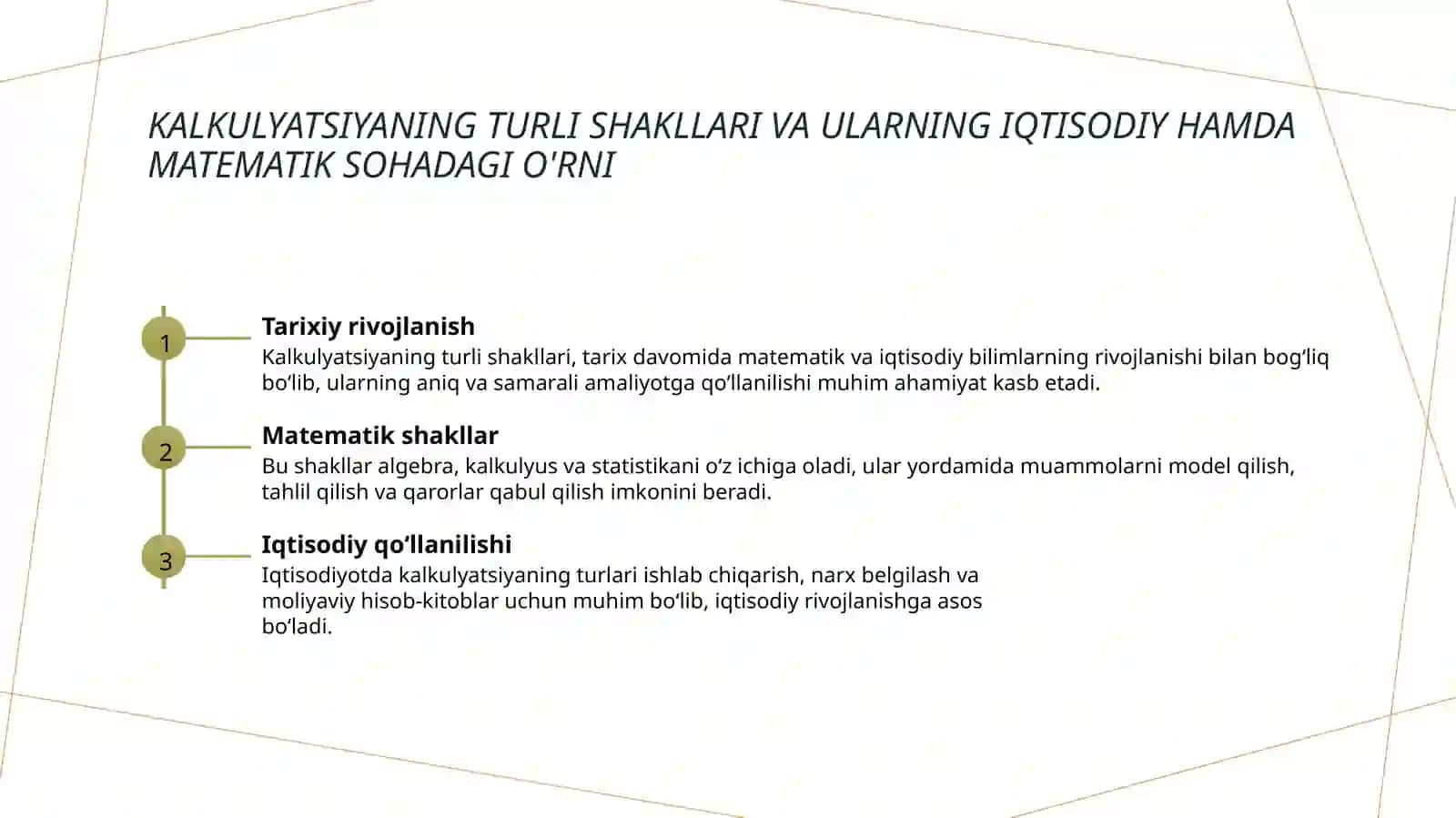 Kalkulyatsiya uning maqsad vazifalari va turlari 4