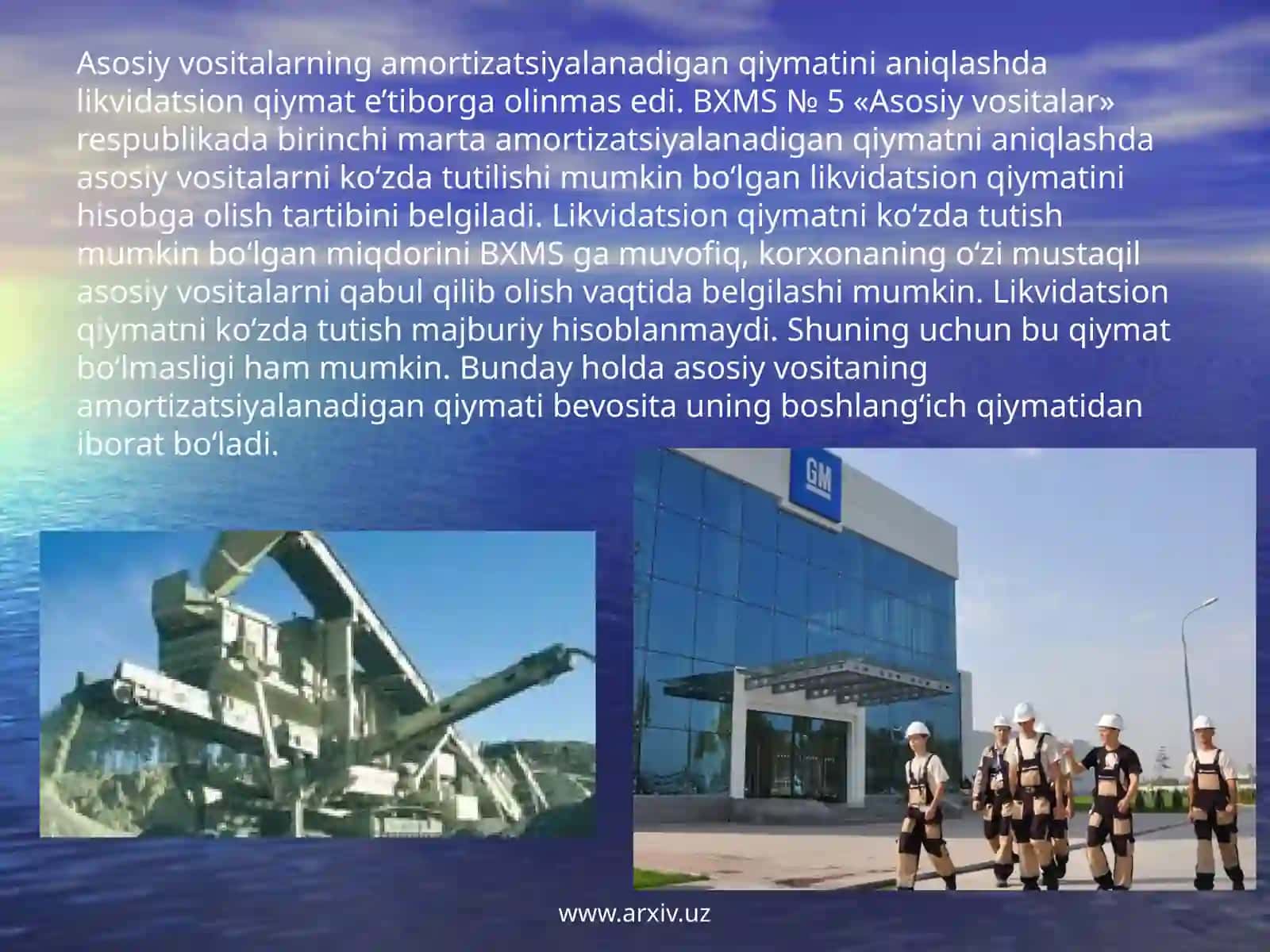 Asosiy vositalar va amortizatsiya 4