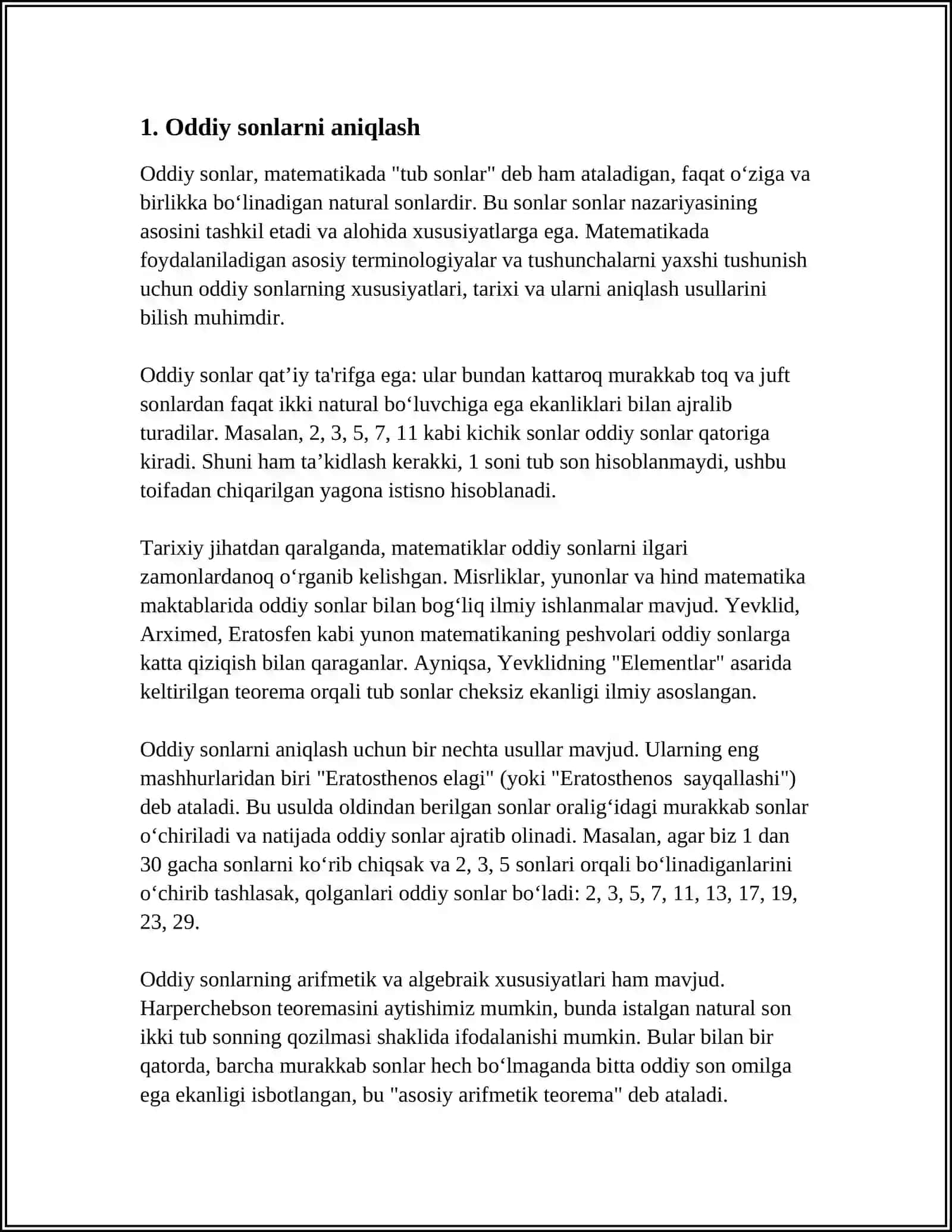 0 BILAN TUGAGAN SONLARNI BOLISH 4