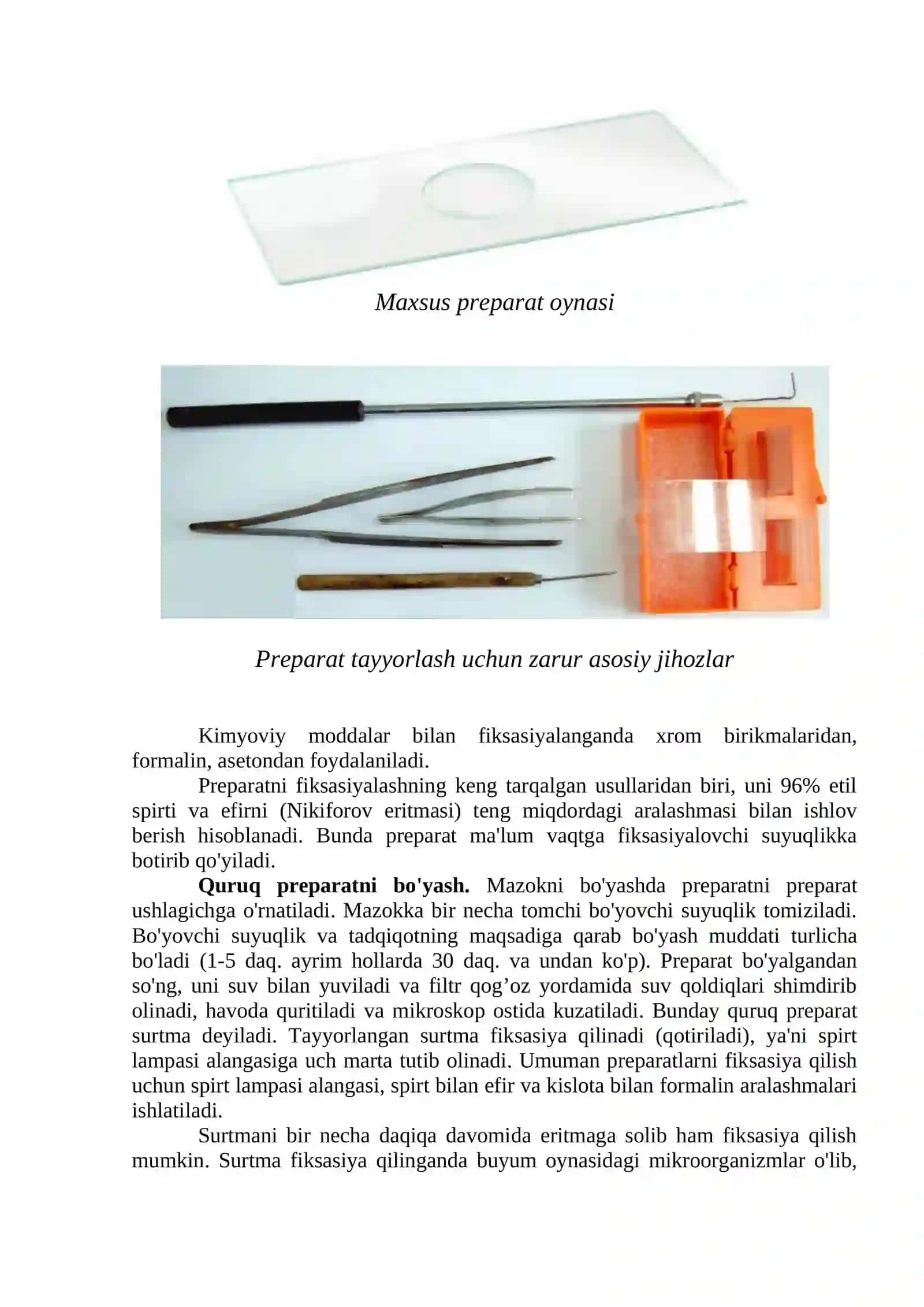 PREPARATLARNI TAYYORLASH VA BO’YASH USULLARI 4