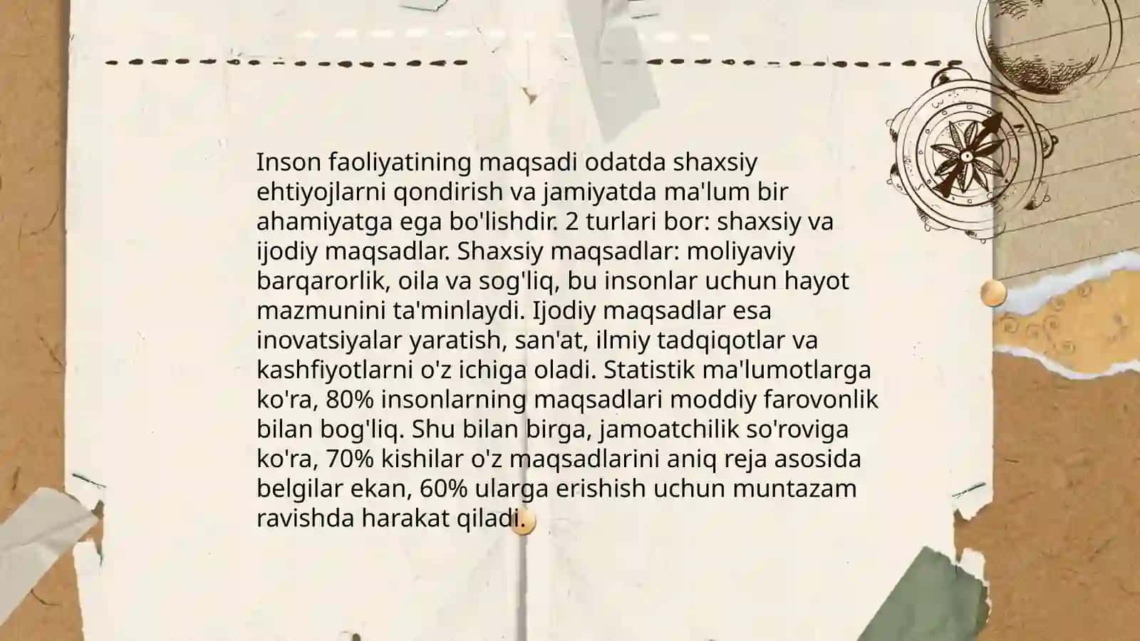 Inson faoliyatining tuzilishi va uning turlari 4