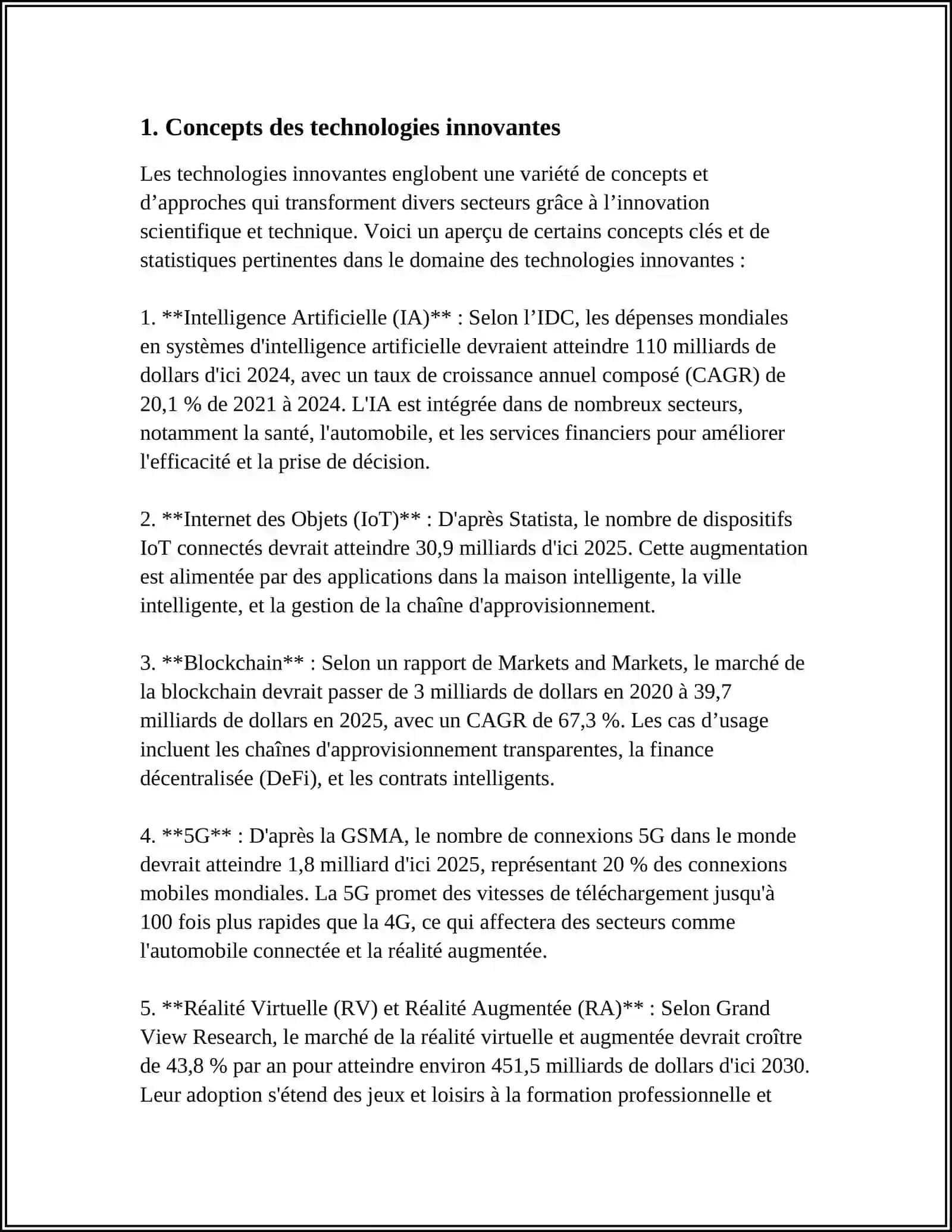 Concepts des technologies innovantes 4