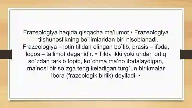 Fraziologiya . Fraziologik ekvivalentlik 4