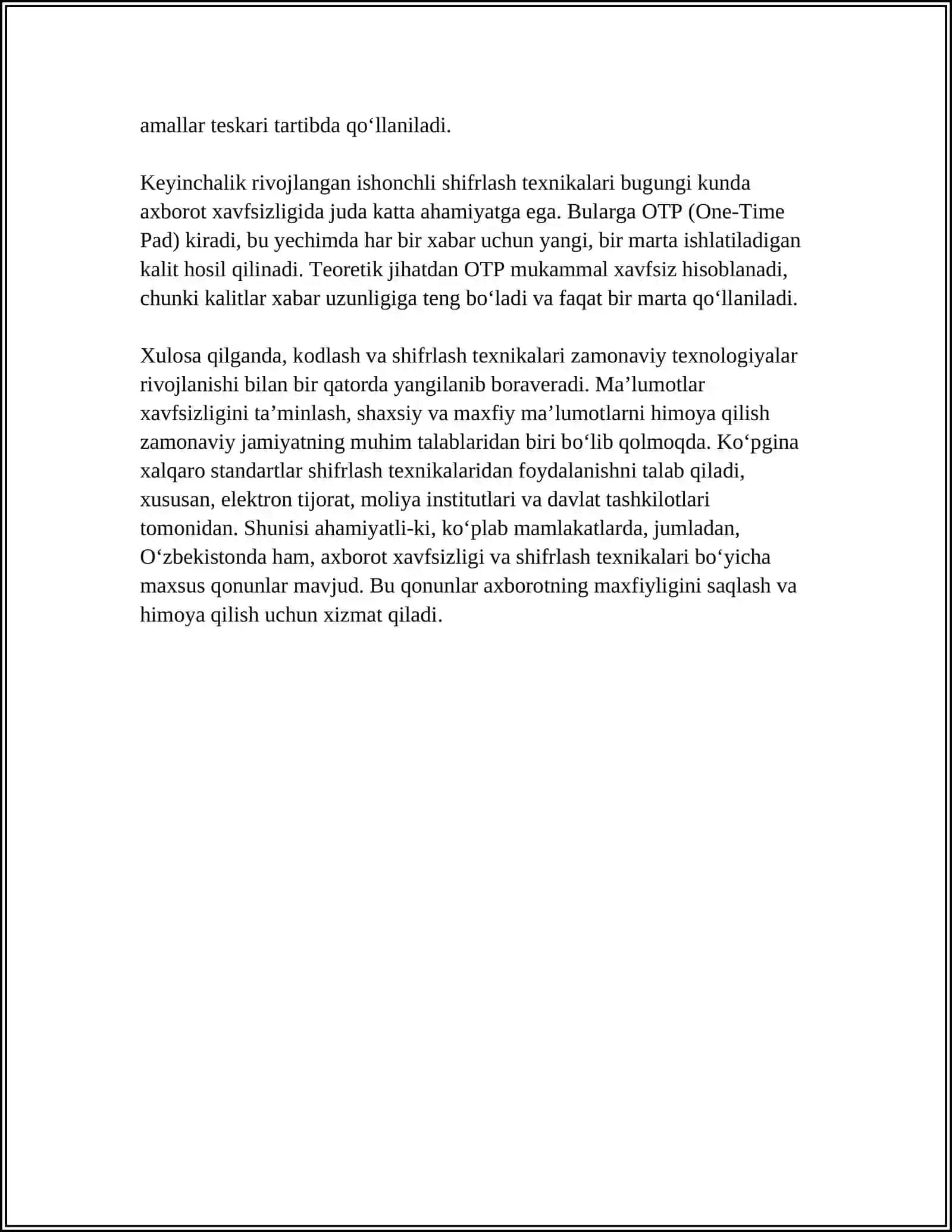 KODLAR HAQIDA 4