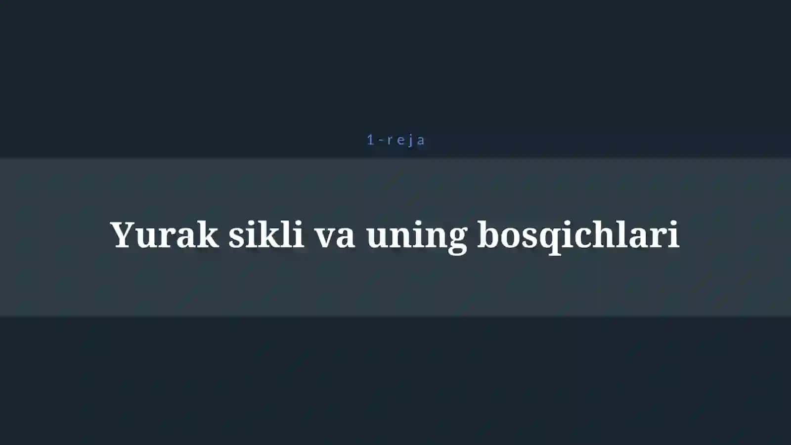 YURAK QON TOMIR FIZIOLOGIYASI 4