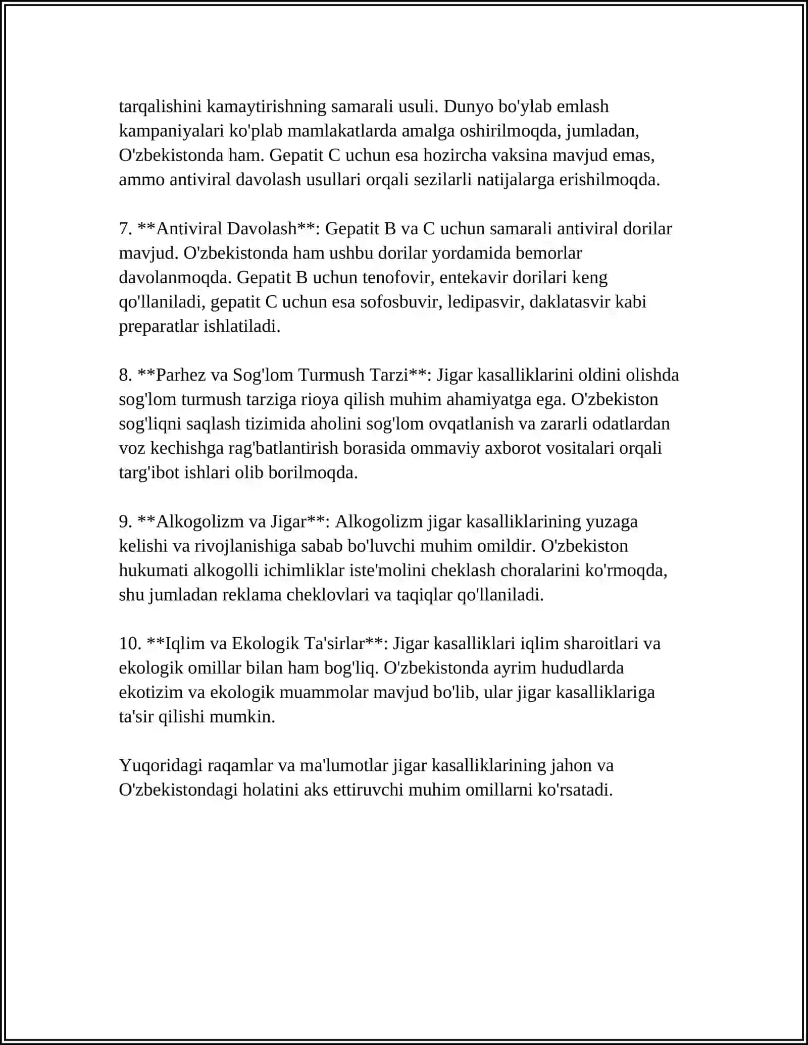 Jigar Haqida Malumot 4