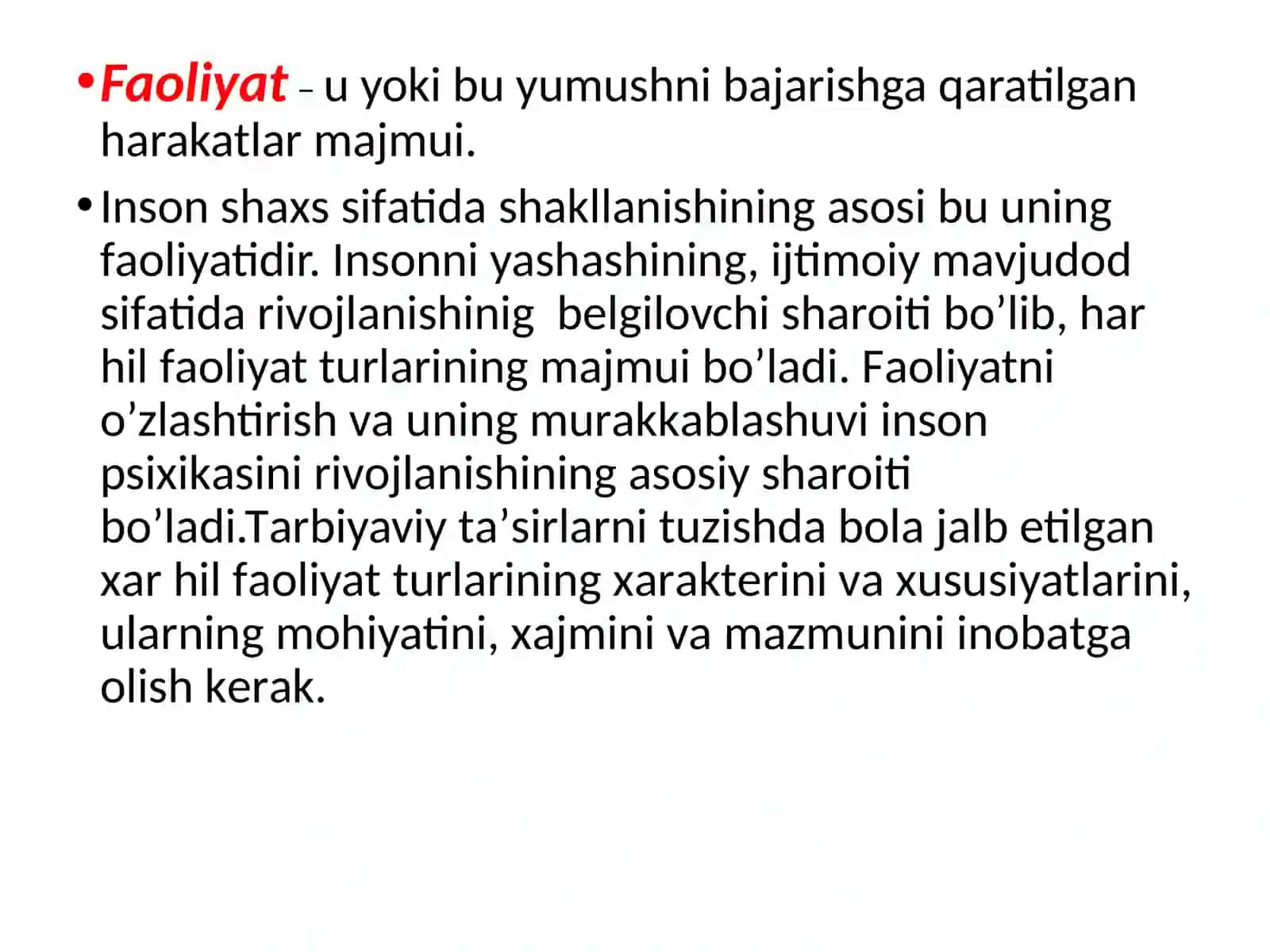 Faoliyat 4