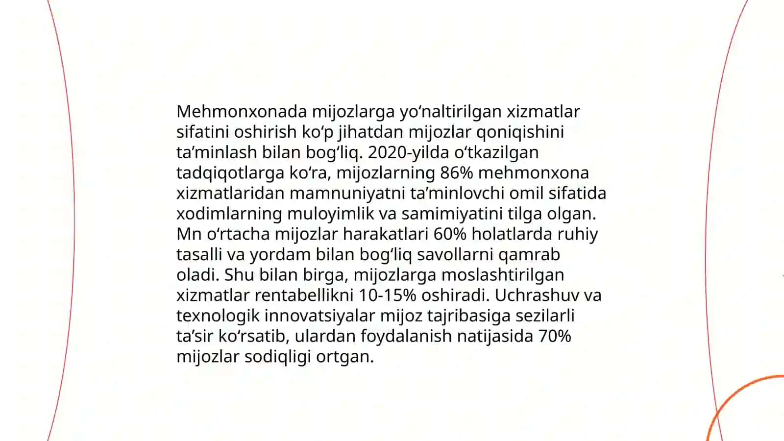 Mehmonxonada Yuqori sifatli xizmat koʻrsatish kaliti 4