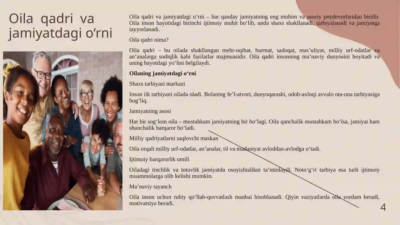 Oila mustahkamligining ma‘naviy asoslari 4