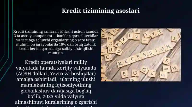 Pul muomalasi, kredit va banklar 4