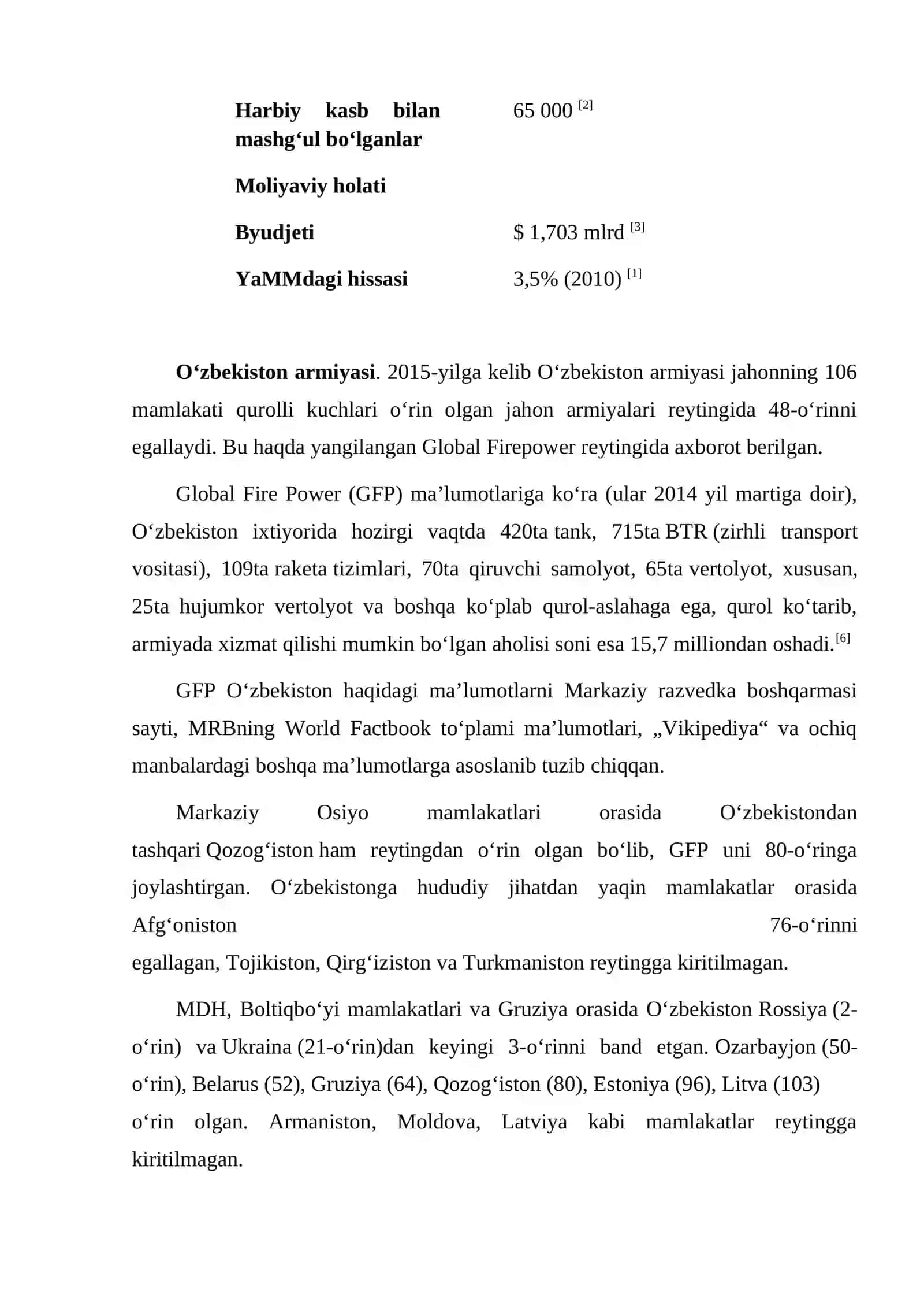 Oʻzbekiston Respublikasi Qurolli Kuchlari 4