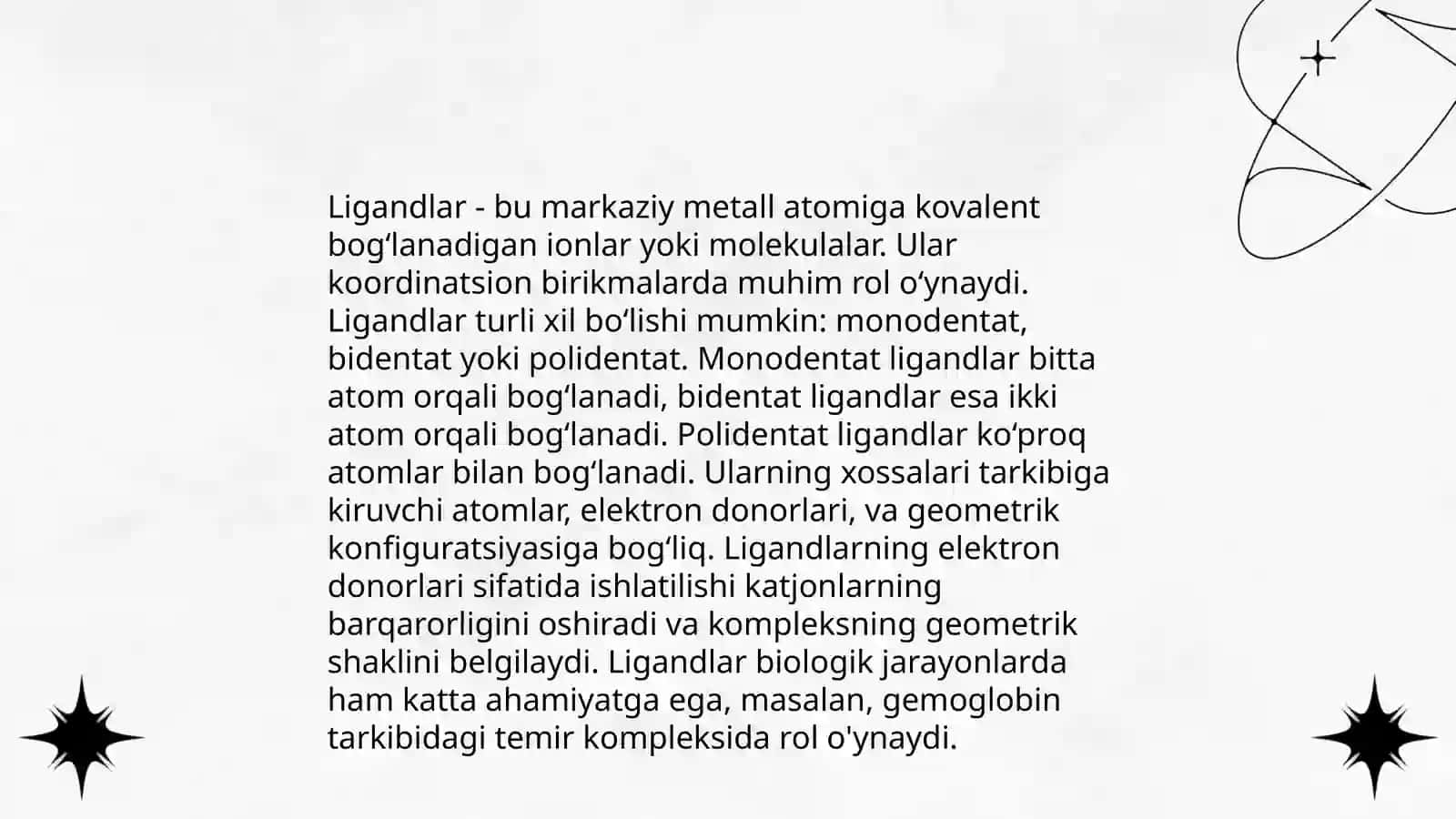 Kompleks birikmalar tushunchasi 4