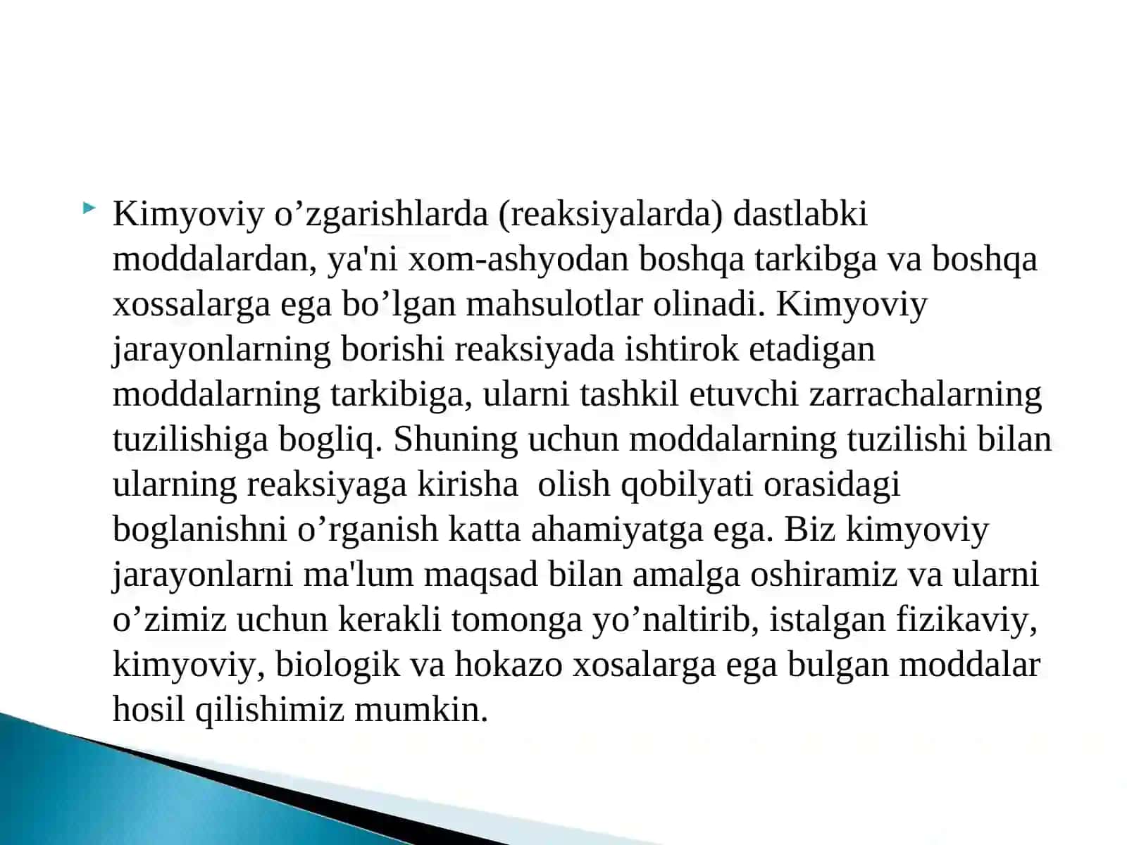 ATOM MOLIKULYAR TA”LIMOT 4