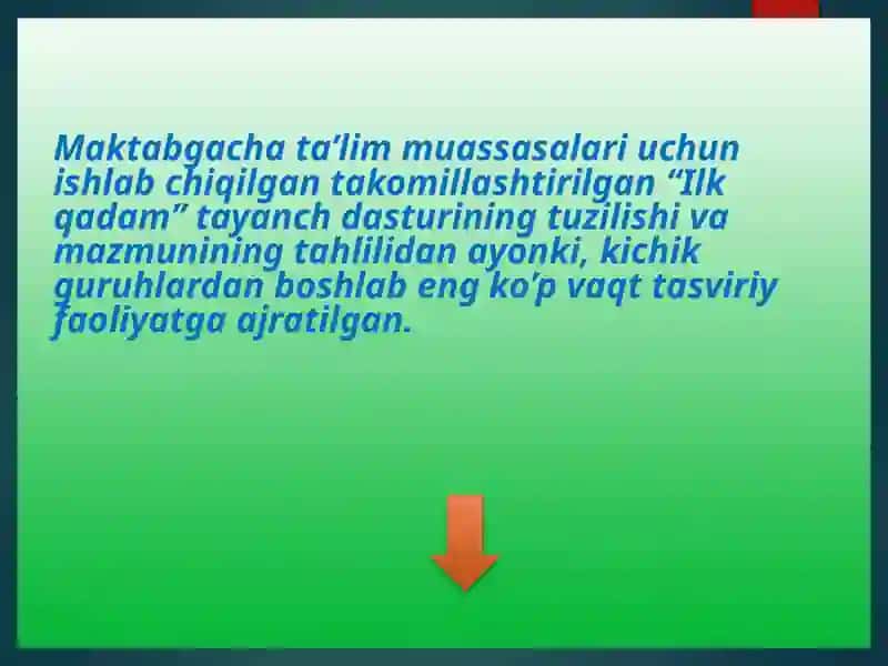 Tasviriy faoliyat turlari va uning ahamiyati 4