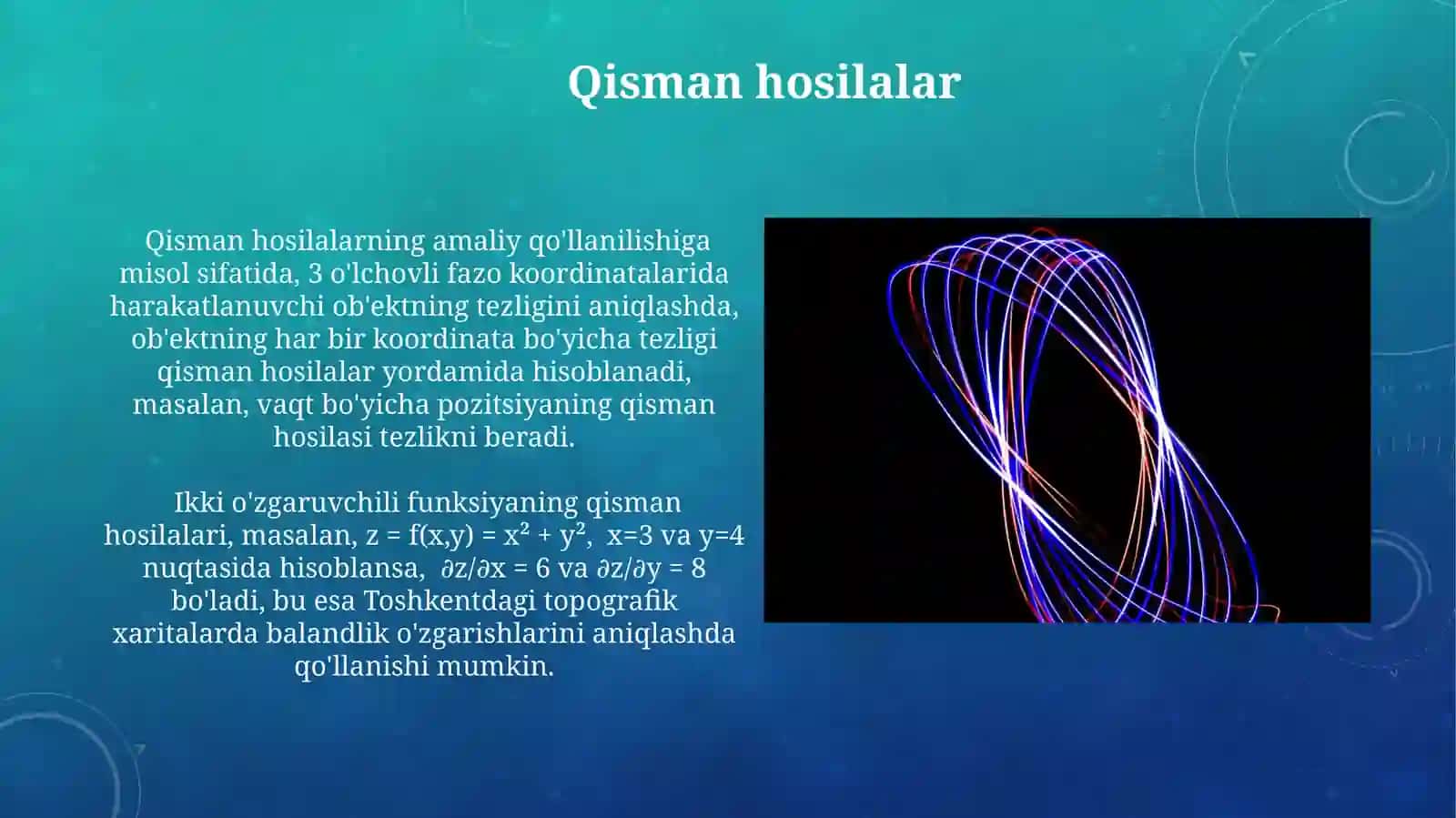 Toʻla differentsiallanuvchanlik 4