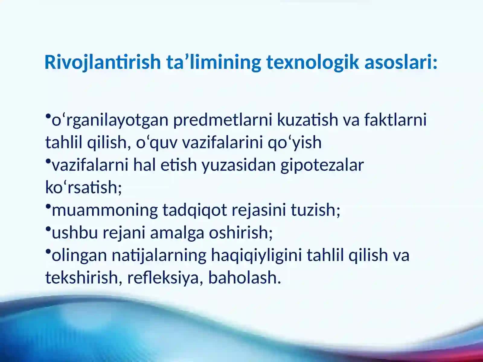 Rivojlantiruvchi ta'lim 4