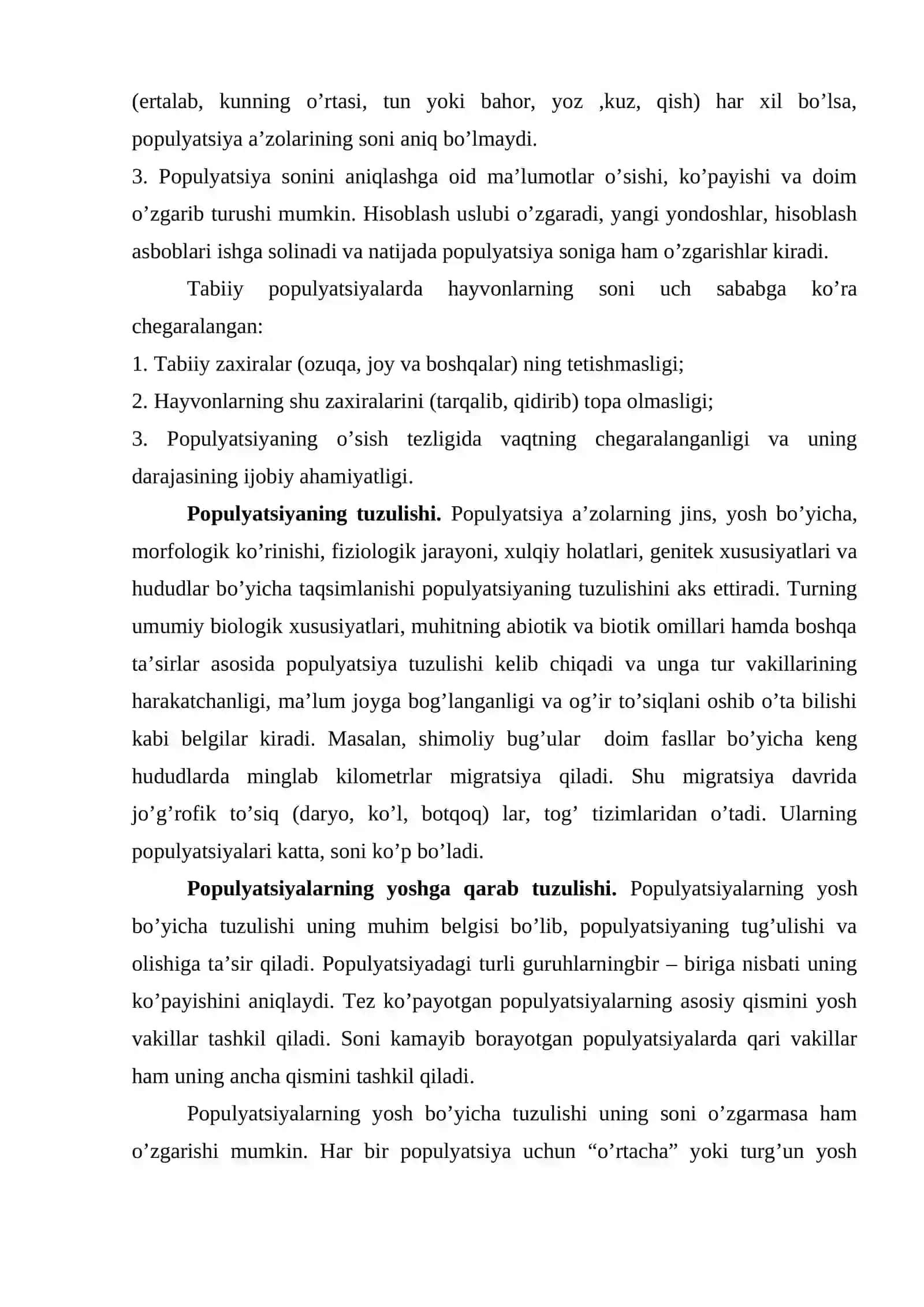 Populyatsiya ekologiyasi 4