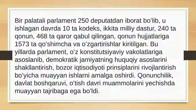 Oʻzbekiston Respublikasi Oliy majlisi 4