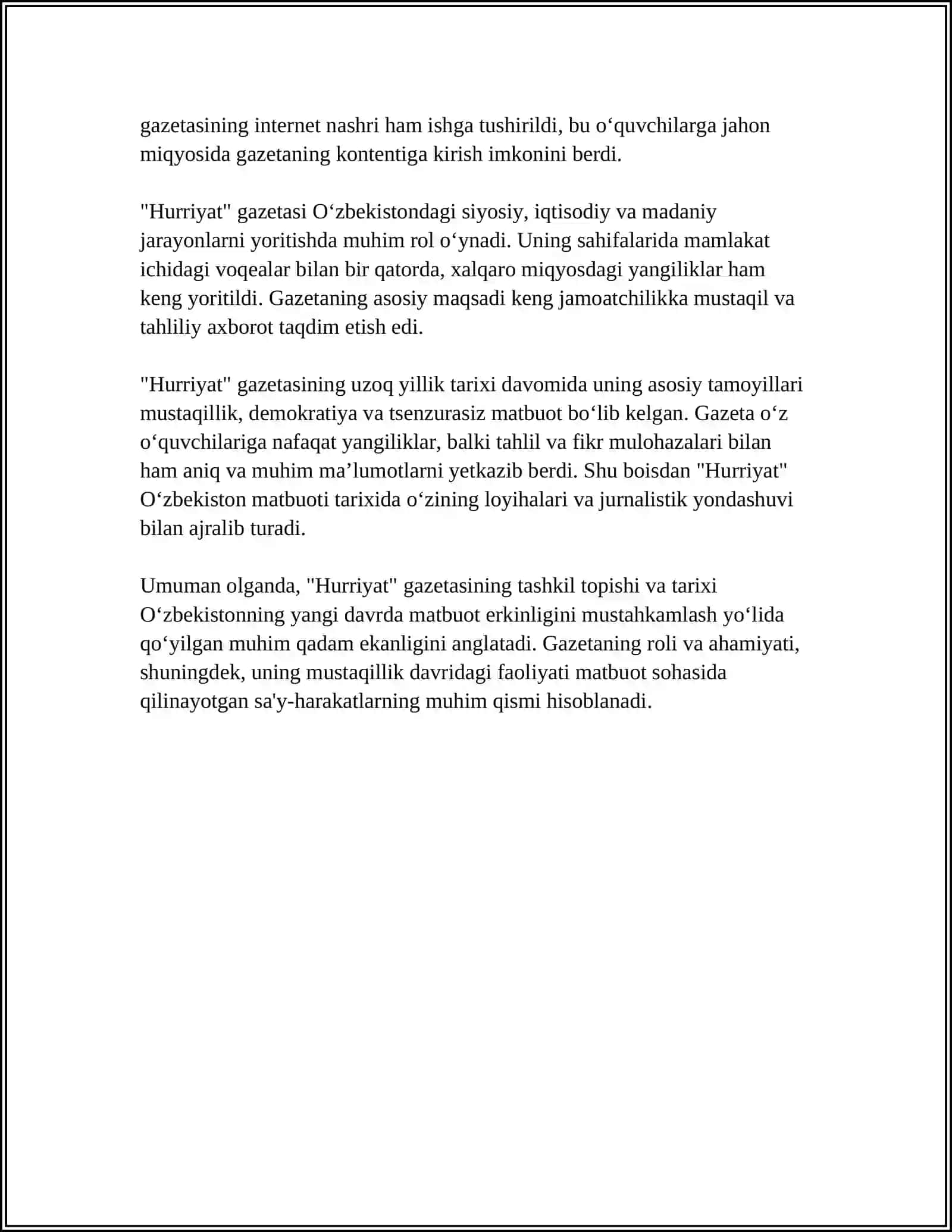HURRIYAT GAZETASI 4