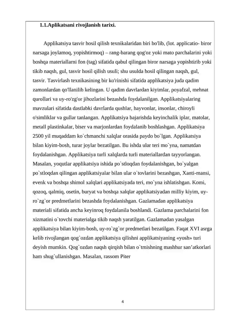 O'rta guruhda bolalarni applikatsiyaga o'rgatish metodlari 4