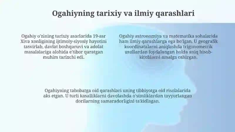 Ogahiyning adabiy-ilmiy merosi 4
