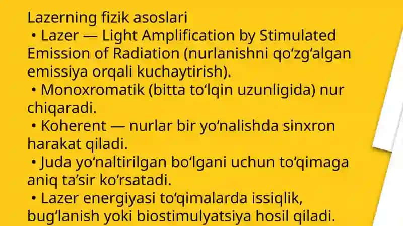 Lazerning tibbiyotda qo'llanishi 4