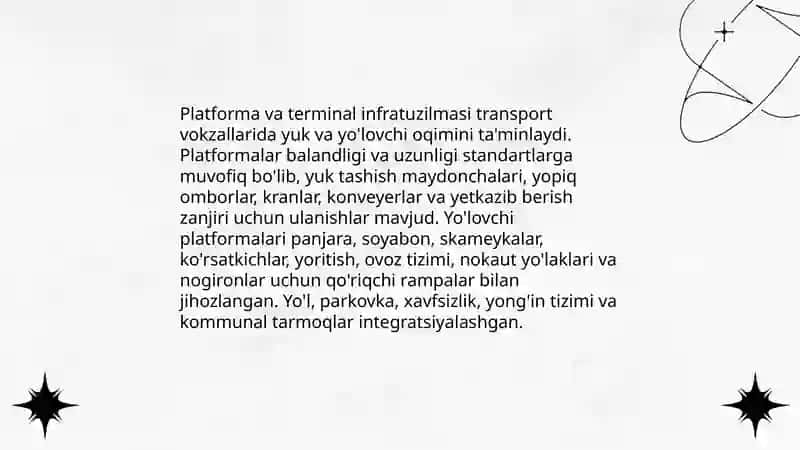 Vokzallar arxitekturasi va dizayni 4