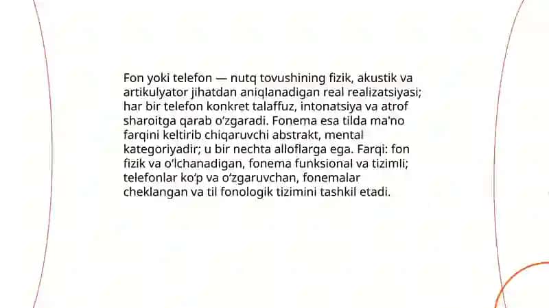 Tilning fonetik qurilishi 4