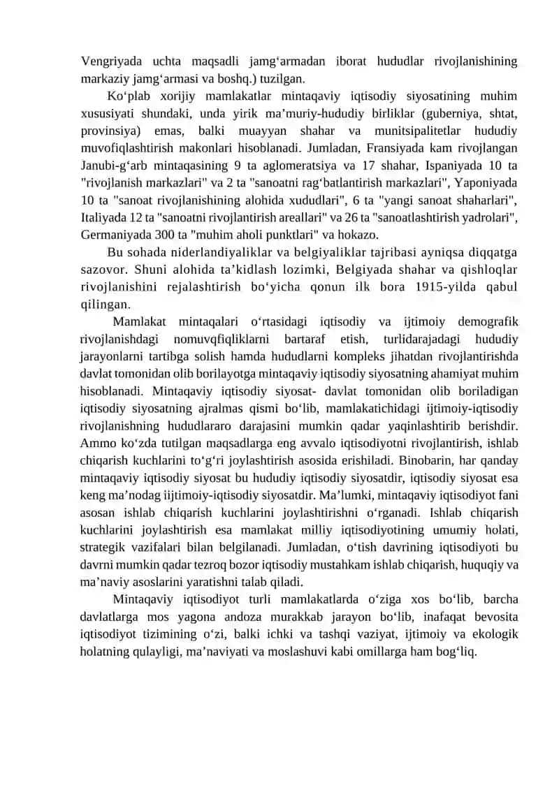 Mintaqaviy Iqtisodiy Siyosat 4