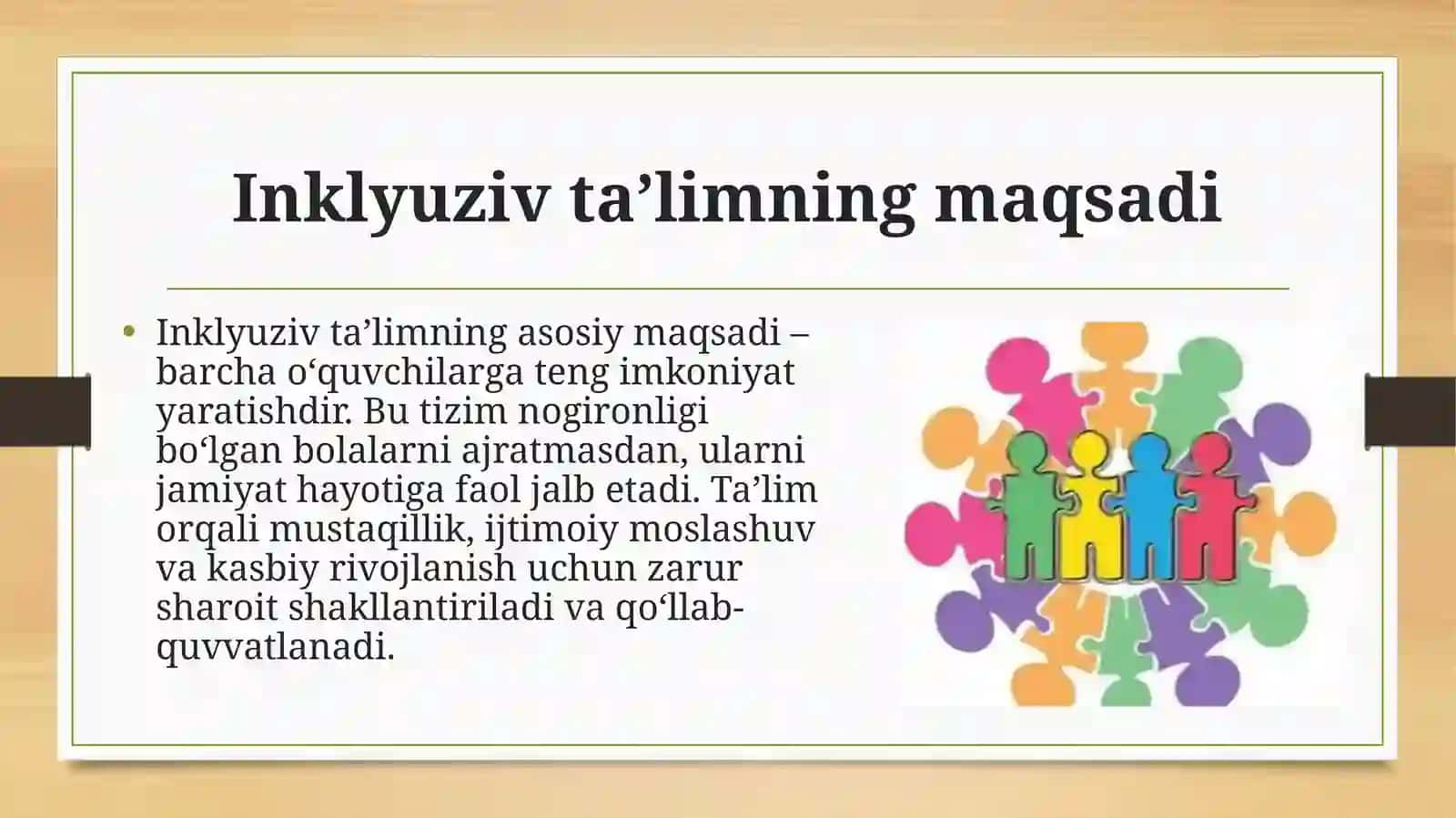 Inklyuziv taʼlim dunyo qarash va taʼlimiy konsepsiyasi sifatida 4