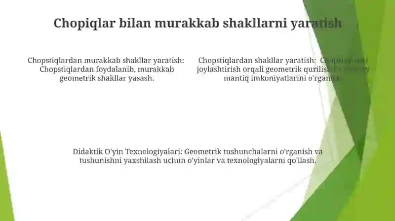 Didaktik o'yinlar texnologiyasi 4