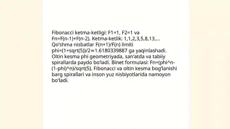 Oltin kesma va uning hayotda qo'llanishi 4