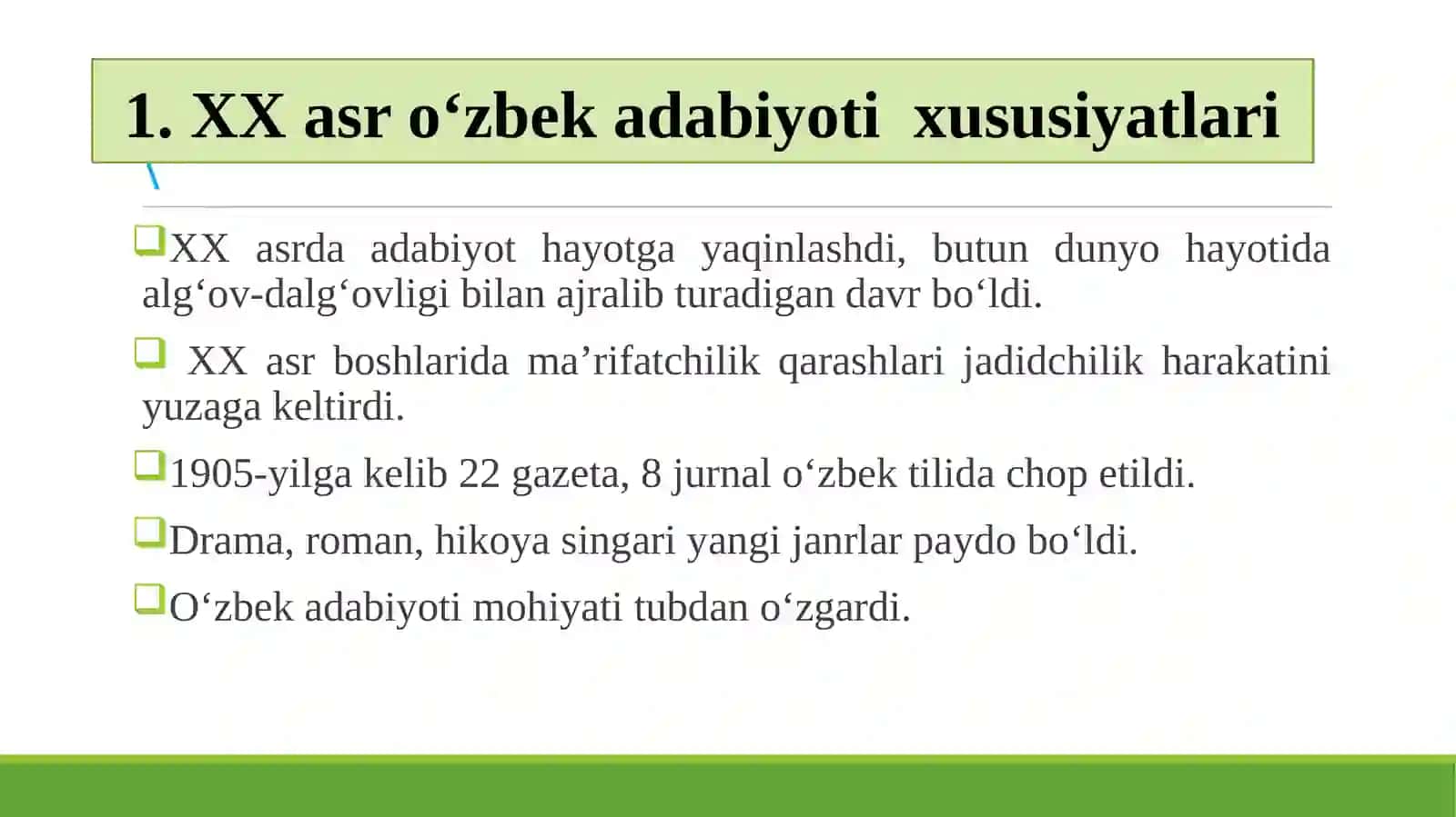 O‘zbek Tilining Sohada Qo‘llanishi 4
