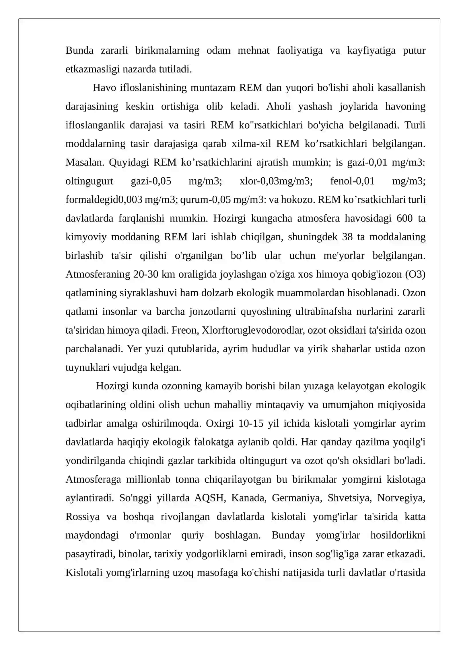 Atmosfera havosining ifloslanishi 4