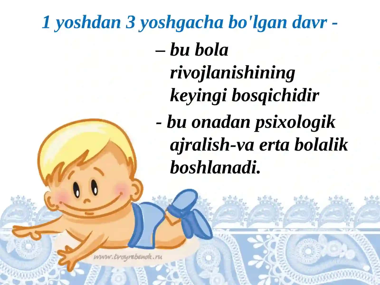 Ilk yoshdagi bolalarni oilada tarbiyalash 4