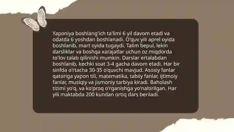 Yaponiya ta'lim tizimi 4