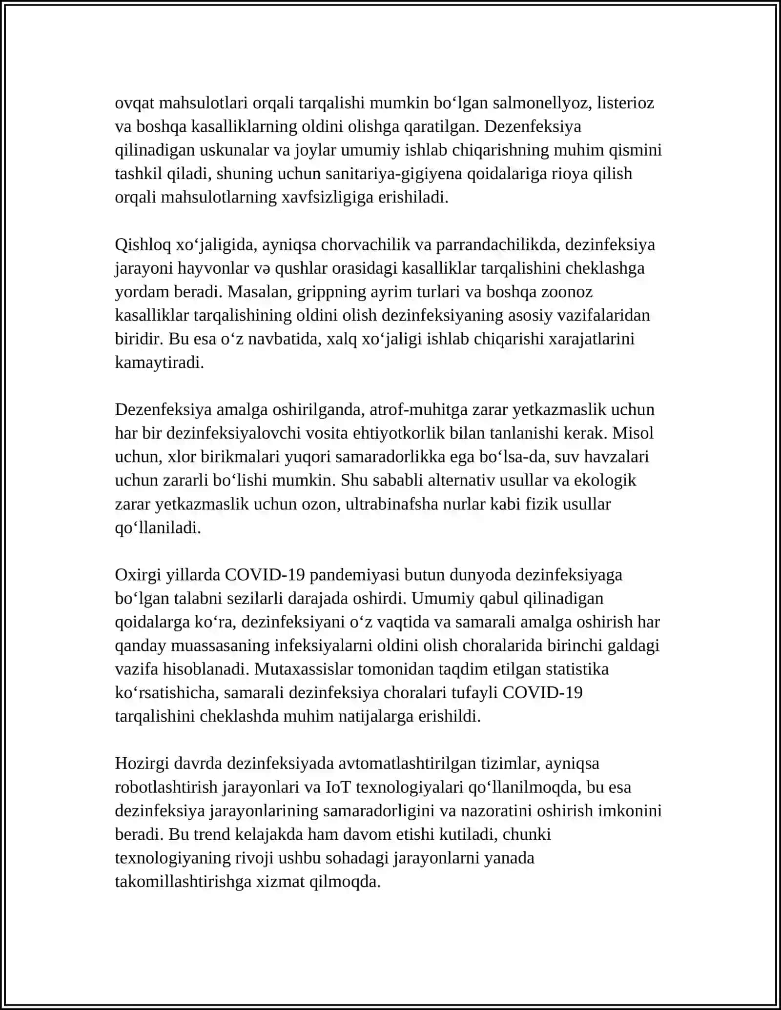 DEZINFEKSIYA TURLARI, USULLARI VA VOSITALARI 4