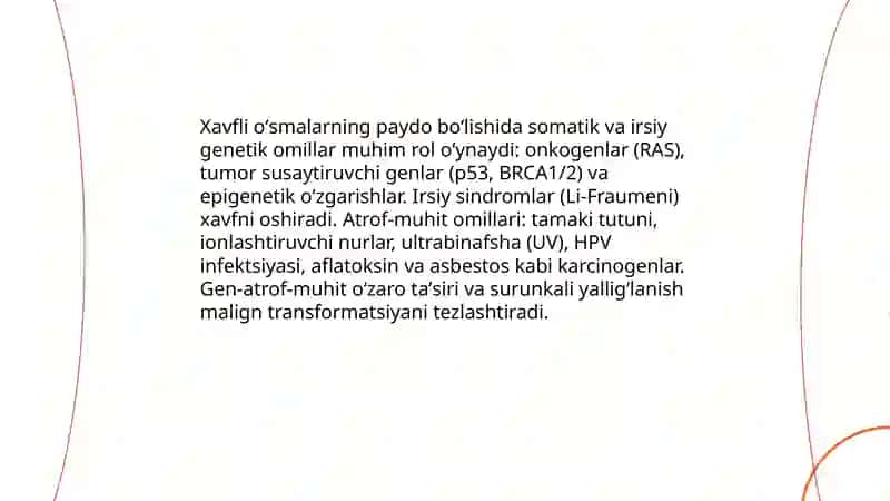Xavfli oʻsmalar 4