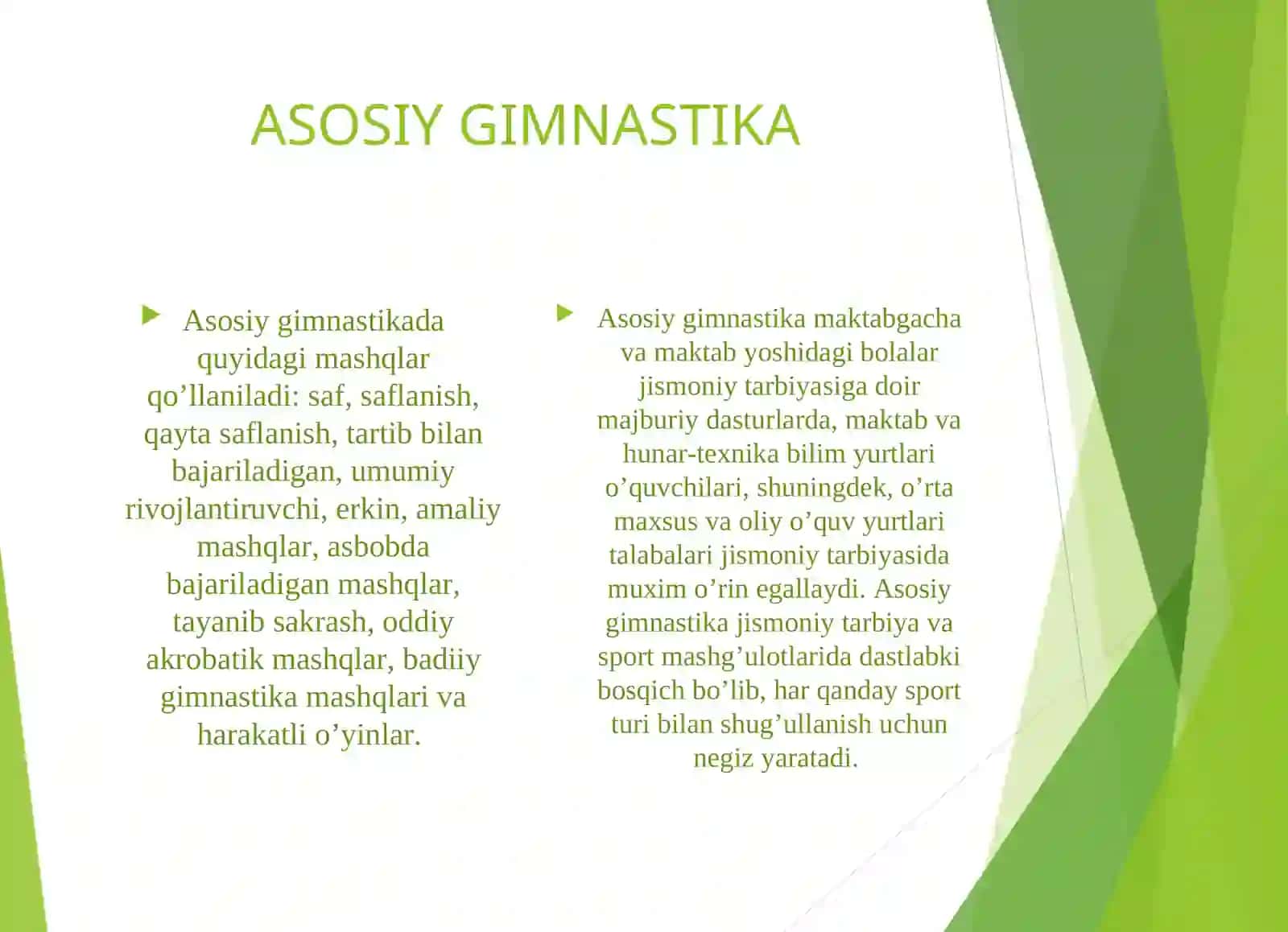Gimnastika turlari 4