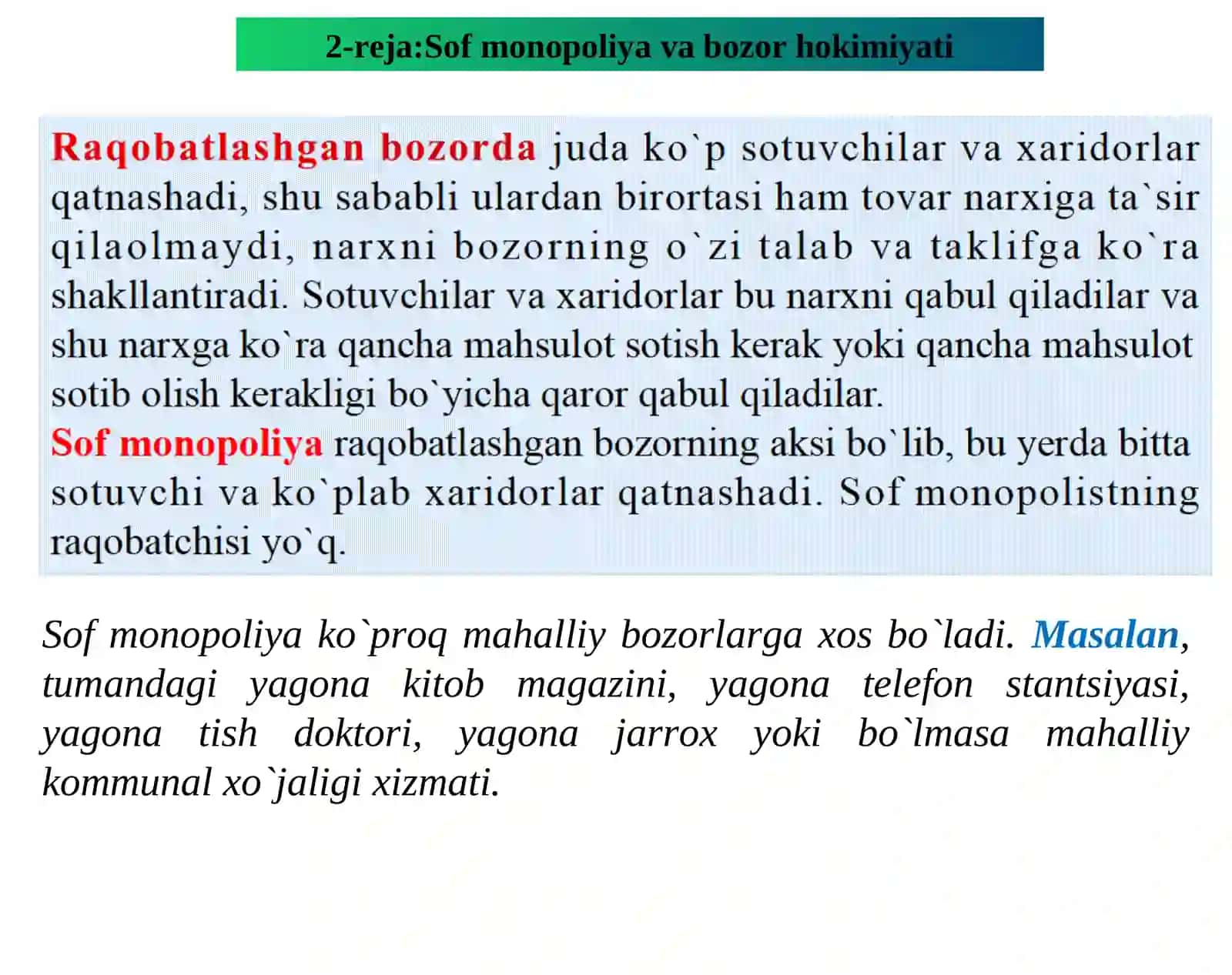 RAQOBAT VA YAKKA HOKIMLIK 4