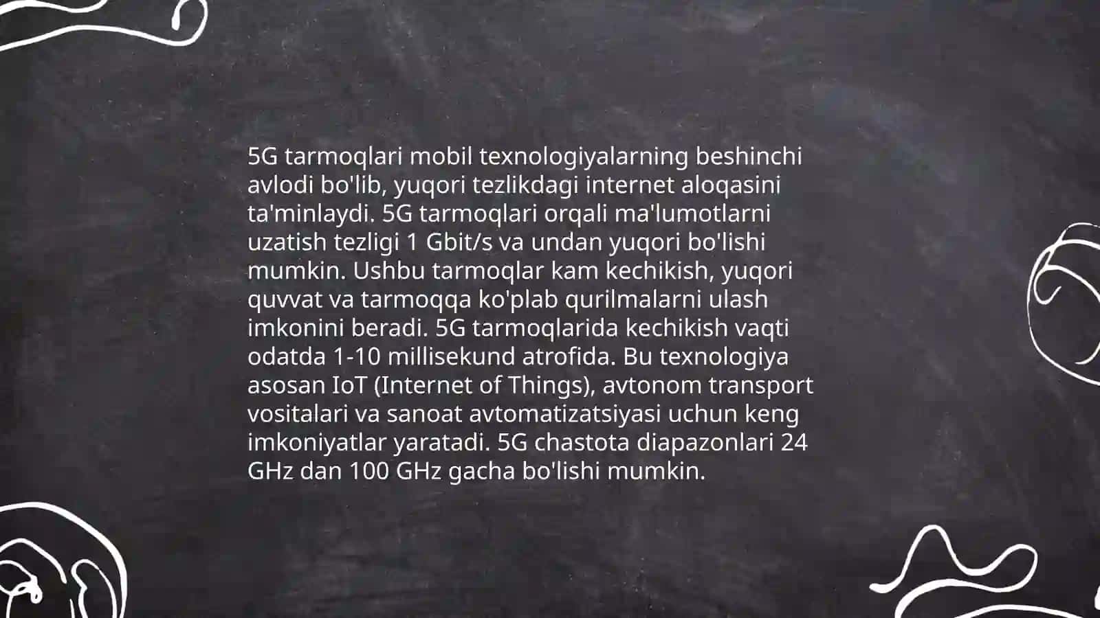 Mobil aloqa texnologiyalari 4