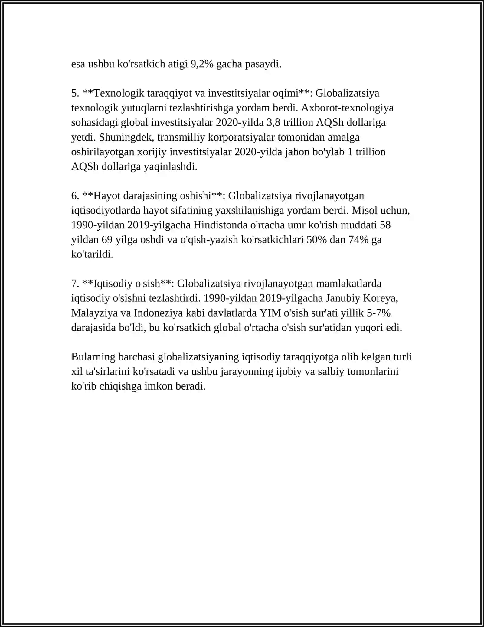 GLOBALIZATSIYA 4
