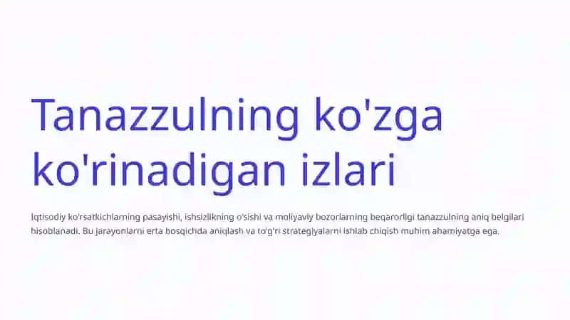 Iqtisodiy tanazzullar va ularni yengish strategiyalari 4