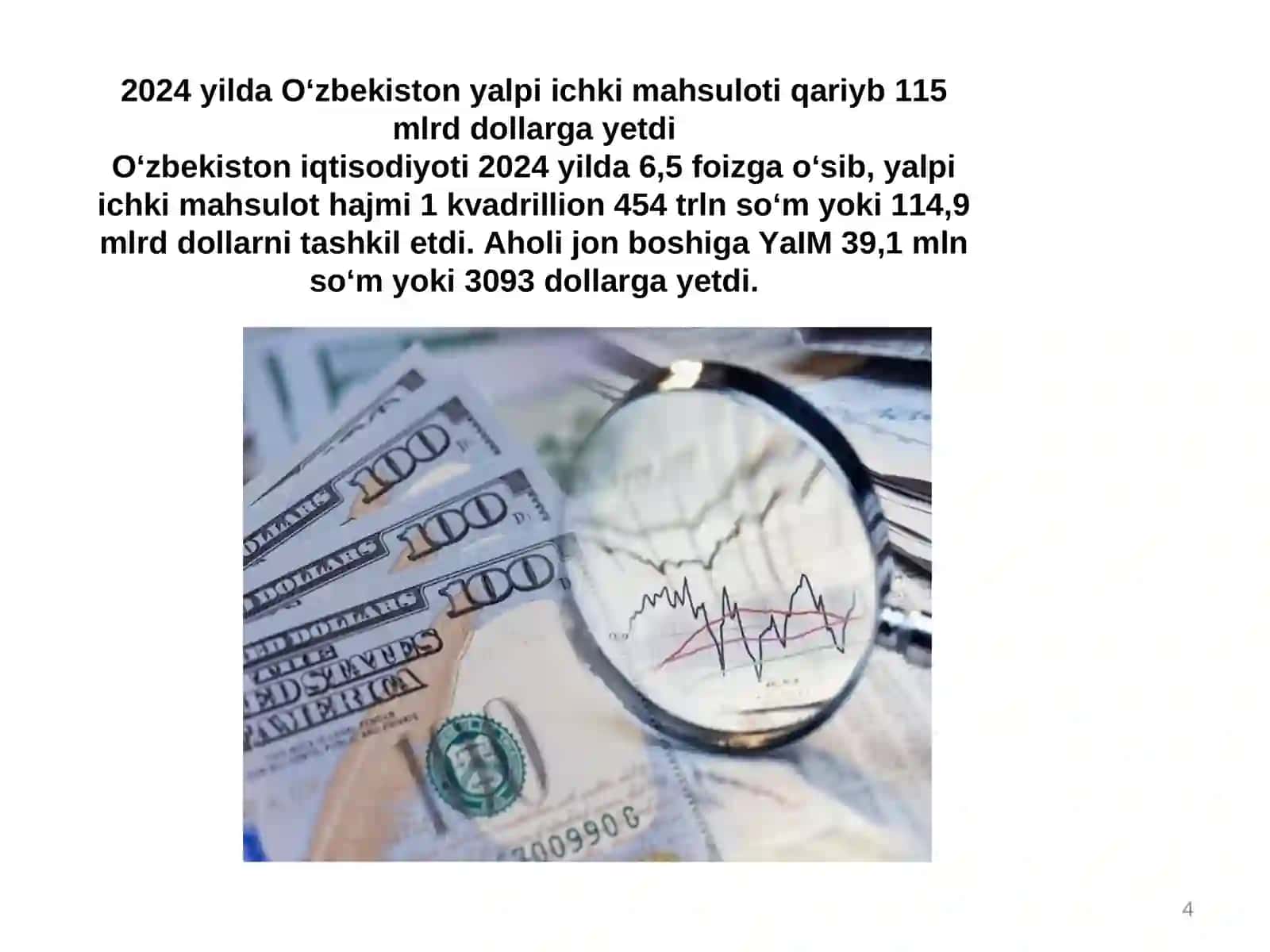 O‘zbekiston yalpi ichki mahsuloti 4