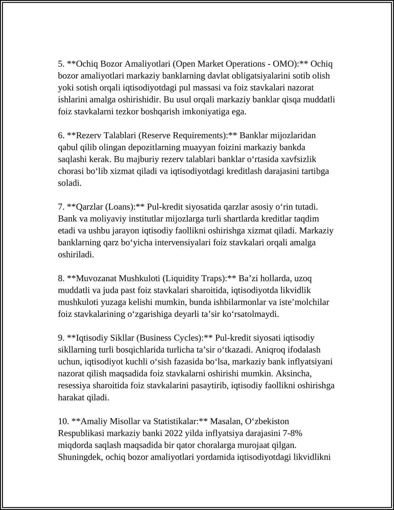 PUL- KIRDET SIYOSATI 4