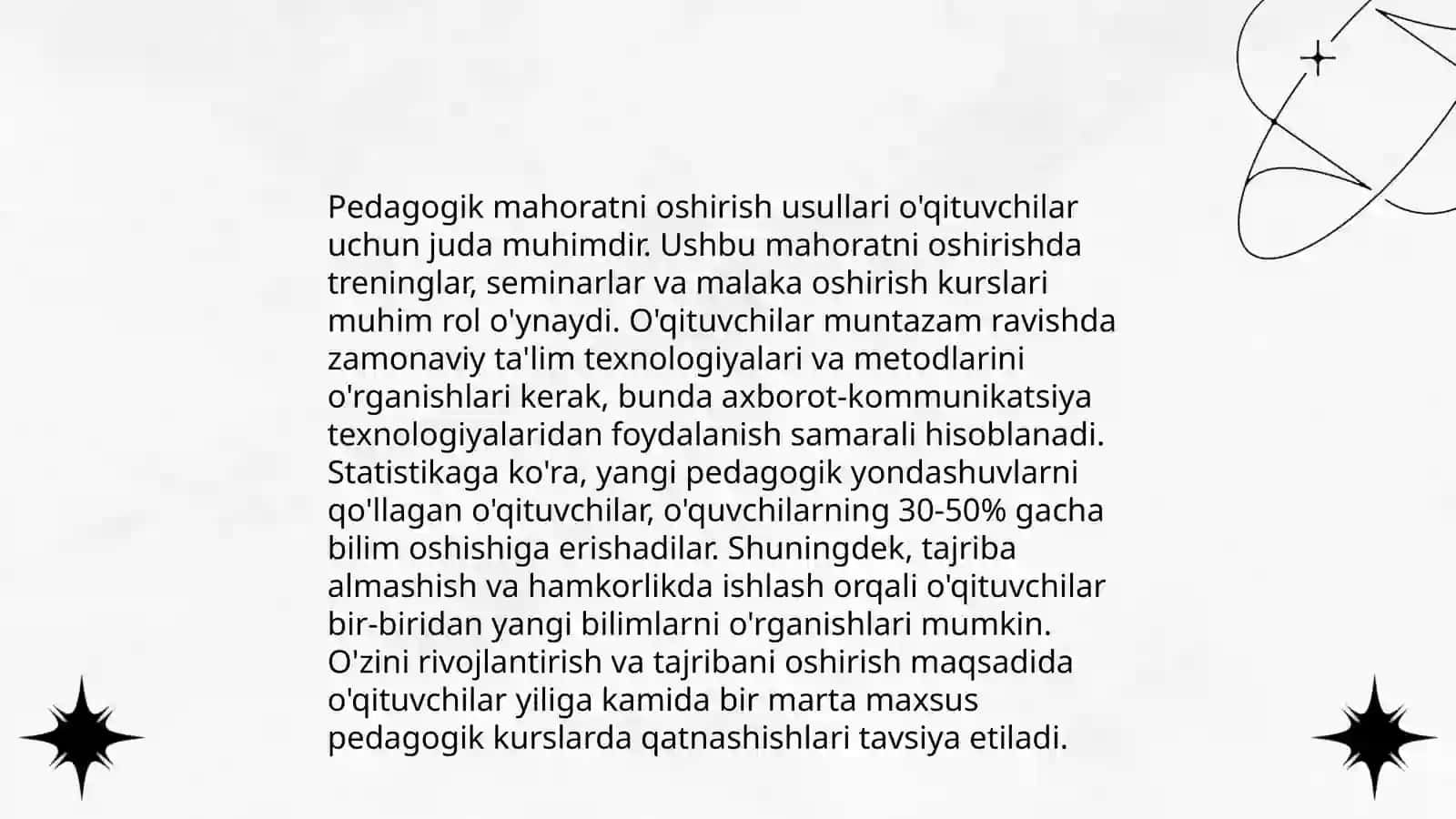 Ta’lim sifatini oshirishning mezon va metodlari 4